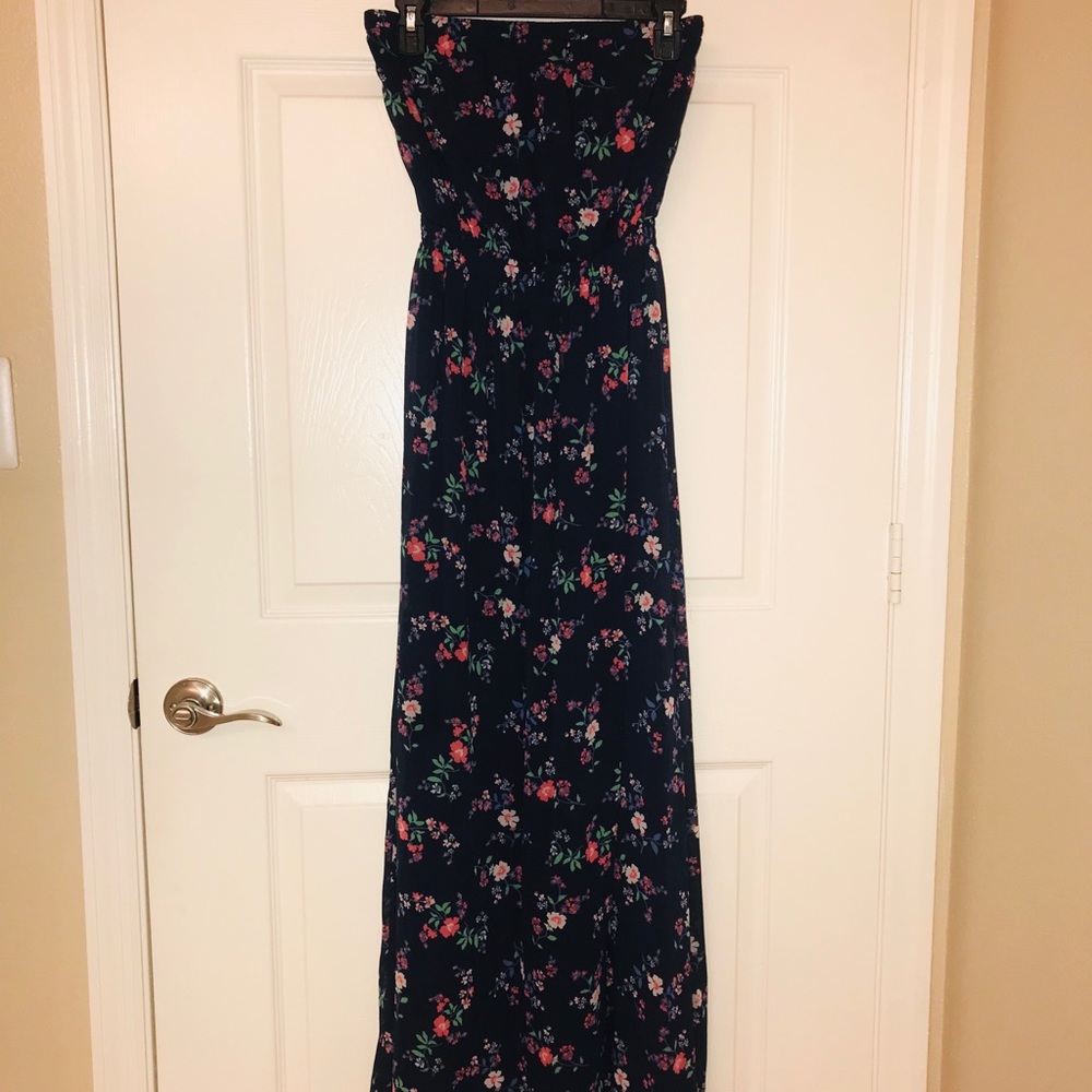 🌸Flower pattern strapless dress 🌸